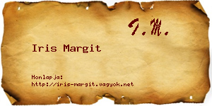 Iris Margit névjegykártya